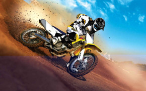 Wheeling Motocross Bike Stunt Desktop Wallpaper 83826