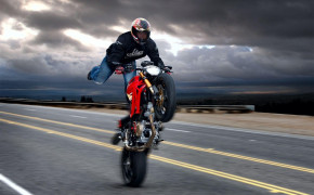 Wheeling Motocross Bike Stunt HD Wallpapers 83829