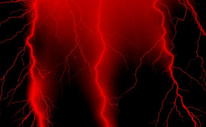 Red Lightning Desktop Wallpaper 08487