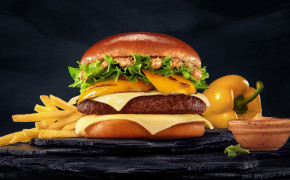 Fried Hamburger Best HD Wallpaper 84173