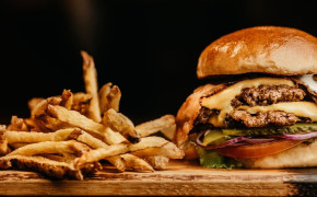 Fast Food Hamburger HD Desktop Wallpaper 84155