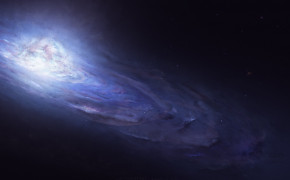 Purple Galaxy Desktop Wallpaper 84672