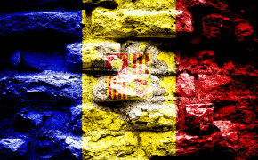 Andorra Flag Desktop Widescreen Wallpaper 86075