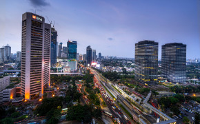 Jakarta City HQ Background Wallpaper 86265