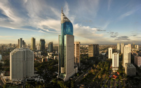 Jakarta City Desktop Widescreen Wallpaper 86259