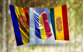 Andorra Flag Desktop HD Wallpaper 86073