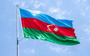 Azerbaijan Flag Widescreen Wallpaper 86164