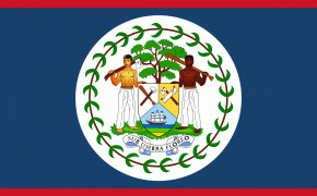 Belize Flag Background Wallpaper 86229