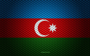 Azerbaijan Flag Desktop Widescreen Wallpaper 86155