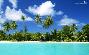 Tropical Beach HD Desktop Wallpaper 09078