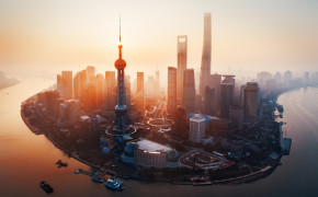 Shanghai Skyline Best HD Wallpaper 88709