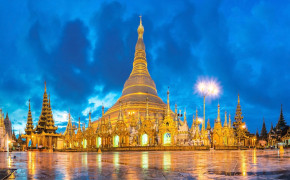 Shwedagon Pagoda Background Wallpaper 88721