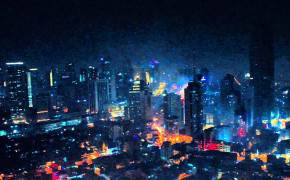 Manila City Background Wallpaper 88386