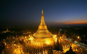 Shwedagon Pagoda Myanmar Background Wallpapers 88736