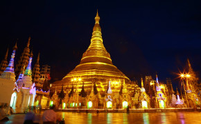 Shwedagon Pagoda Myanmar Desktop HD Wallpaper 88739