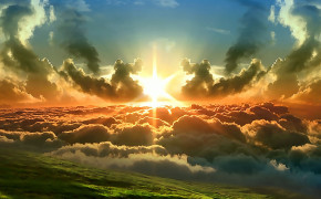 Sun Clouds High Definition Wallpaper 09068
