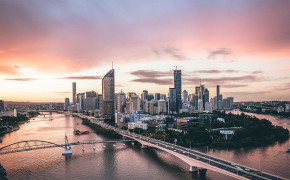 Brisbane City Hall Skyline Widescreen Wallpapers 98458