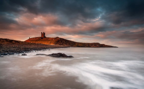 Castle of Veves Beach Background Wallpaper 99448