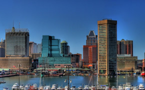 Baltimore Skyline Background Wallpaper 97369