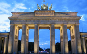 Brandenburg Gate Tourism Background Wallpaper 98379