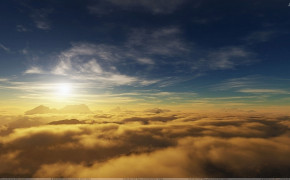 Sun Clouds HQ Desktop Wallpaper 09069