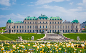 Belvedere Palace Tourism Background Wallpaper 97814