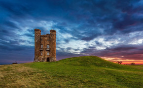 Broadway Tower Worcestershire Tourism Background Wallpaper 98480