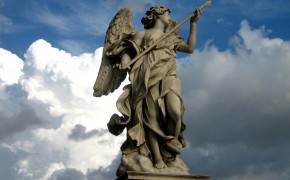 Angel Statue Ancient High Definition Wallpaper 96876