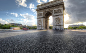 Arc De Triomphe Background Wallpaper 96975