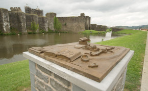 Caerphilly Castle Architecture Background Wallpapers 98922
