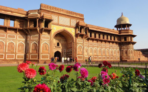 Agra Fort Tourism Background Wallpaper 96510