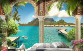 Arabian Resort Desktop Wallpaper 96935