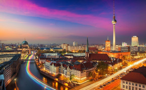 Berlin Skyline Background Wallpaper 95048