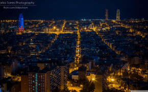 Barcelona City Skyline Wallpaper 94928