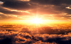 Sky Above Clouds Background Wallpaper 09016