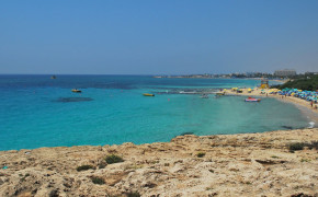 Cyprus Beach HD Background Wallpaper 95467
