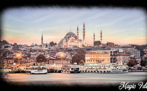 Istanbul City Background Wallpaper 95989