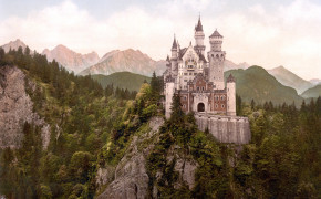 Neuschwanstein Castle Mountain HD Desktop Wallpaper 92430