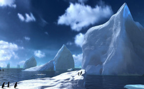 South Pole Antarctic Icebergs Desktop Wallpaper 93410