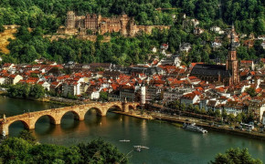 Heidelberg Bridge Background Wallpaper 95850