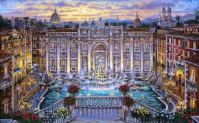 Trevi Fountain HD Wallpaper 94062