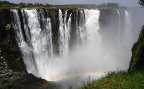 Zambia Waterfall Desktop HD Wallpaper 94634