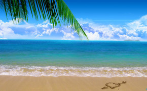 Paradise Beach Desktop Wallpaper 08914
