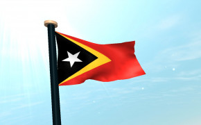 Timor Leste Flag Wallpaper 93914