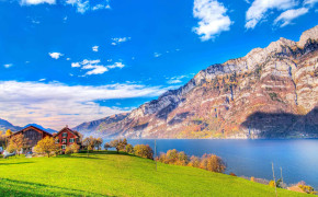 Switzerland Tourism Background Wallpaper 93654