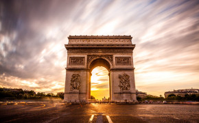 Arc De Triomphe HD Background Wallpaper 94821