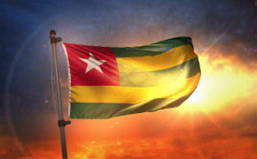 Togo Flag Background Wallpaper 93932
