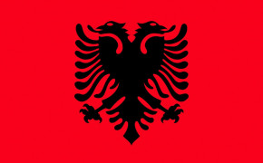 Albania Flag HD Desktop Wallpaper 94725
