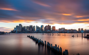 Boston Skyline HD Desktop Wallpaper 98317