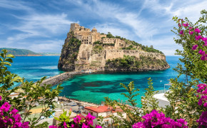 Aragonese Castle Island HD Desktop Wallpaper 96967